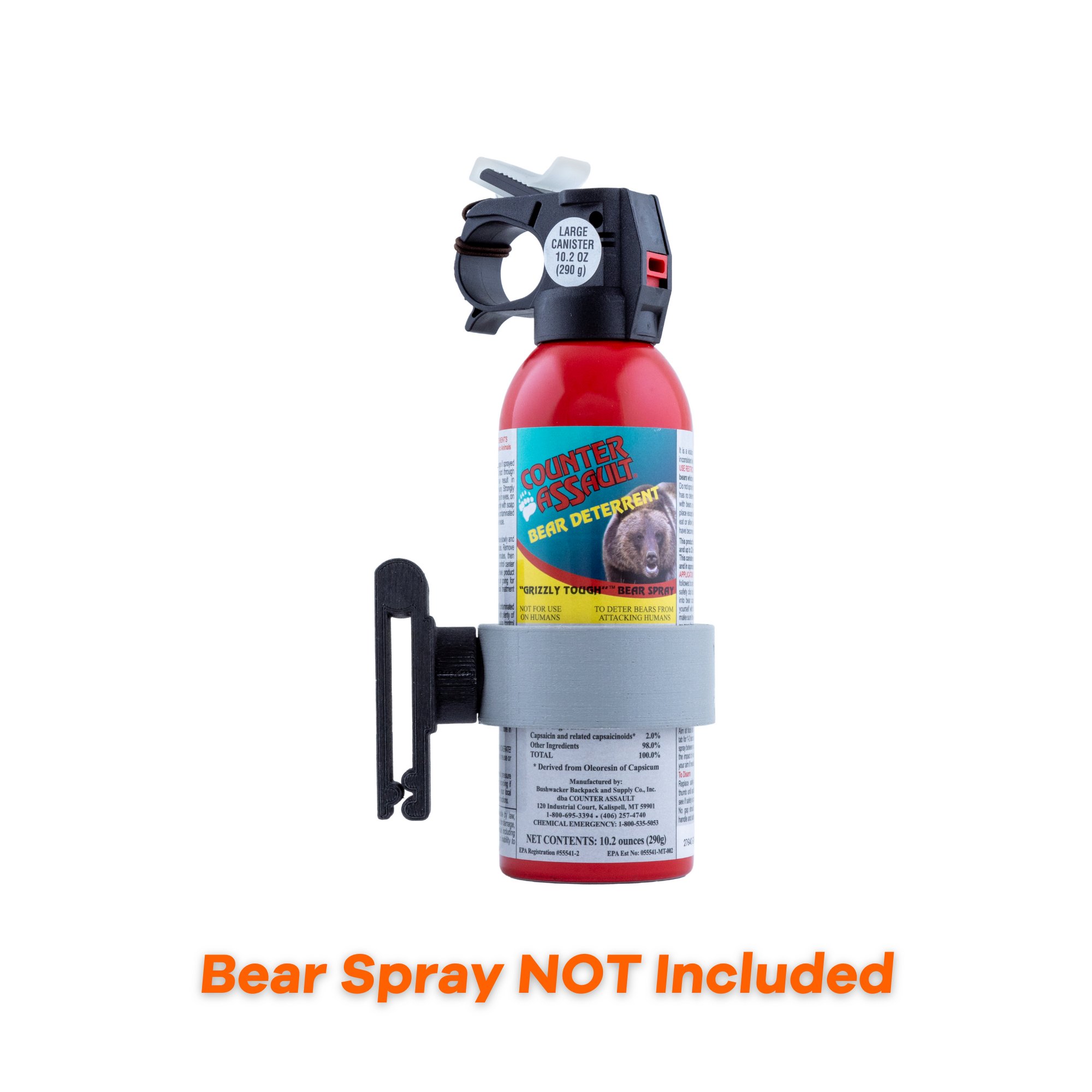 QuickDraw Bear Spray Holder Minimalist Gear Co
