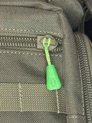 GDR Zipper Pull (Glow In The Dark and Reflective)