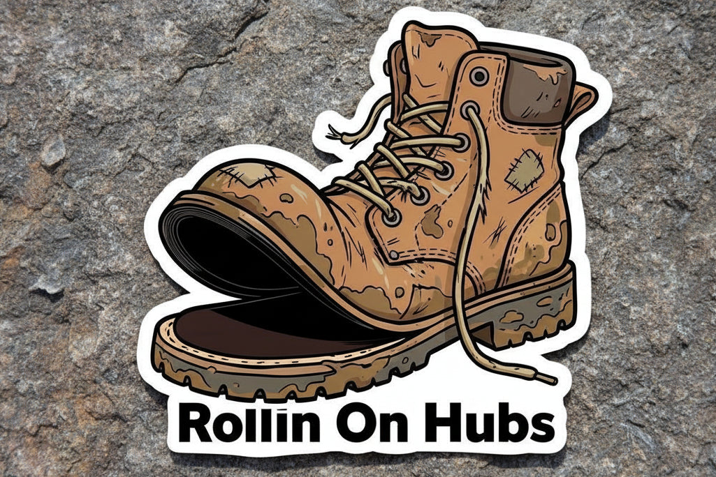 Rollin on Hubs Sticker