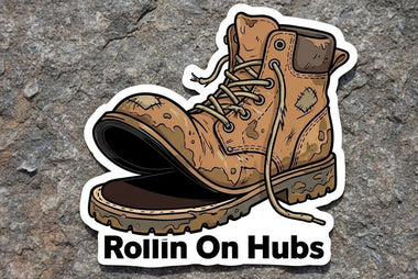 Rollin on Hubs Sticker