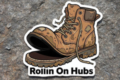 Rollin on Hubs Sticker