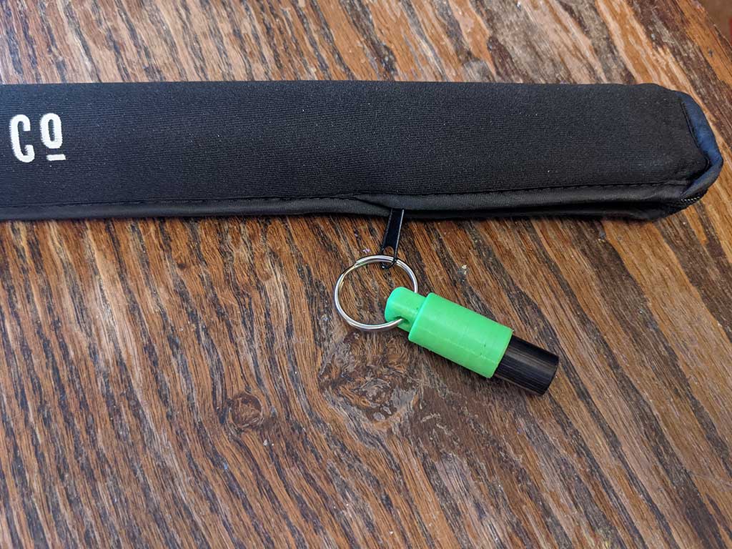 How to Attach tenkara fishing rod plug holder